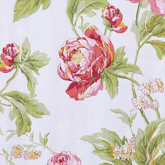 Waverly Forever Peony Window Curtain Set 4 Waverly Forever Peony Window Curtain Set - Image 4