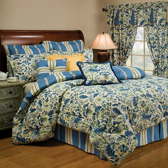 Waverly Imperial Dress 4-pc. Reversible Comforter Set 1 Waverly Imperial Dress 4-pc. Reversible Comforter Set
