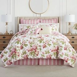 Waverly Forever Peony Comforter Set With Shams